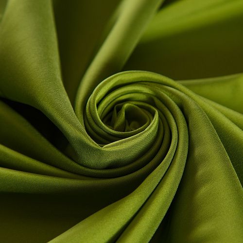 Ткань подкладочная 045-17229 травяной зеленый однотонный