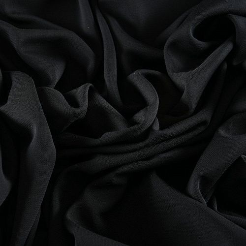 Трикотаж 056-11921 черный однотонный