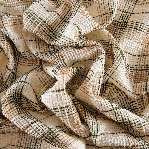 Твид 052-11713 клетка бежевый