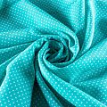Вискоза 009-00981 мятно-бирюзовый принтованный