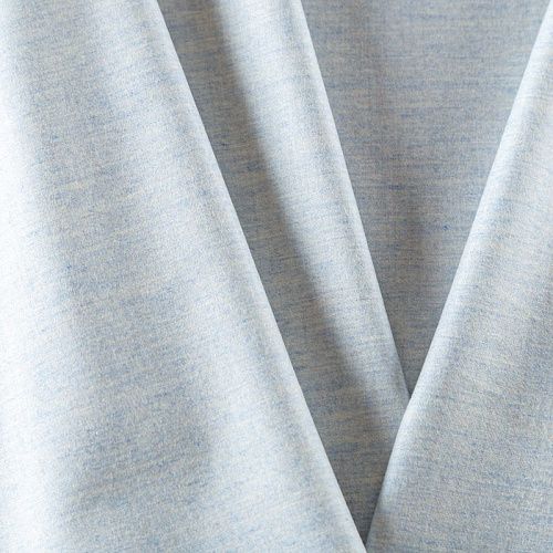 Ткань костюмная 025-09667 молочно-голубой меланж