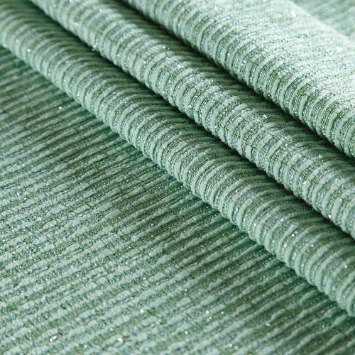 Твид шанель 052-15611 морской зеленый однотонный