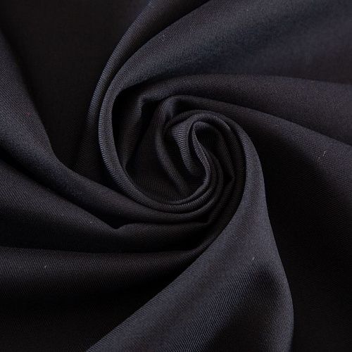 Ткань костюмная Versace 025-19120 черный однотонный
