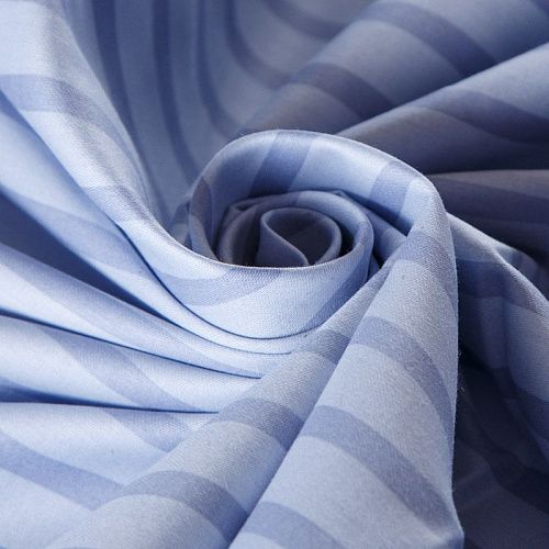 Сатин ш. 220 см 007-13367 голубой принтованный