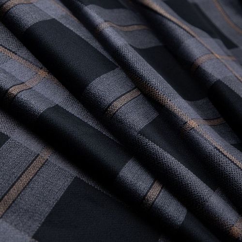 Бархат хлопковый 002-20036 черный принтованный