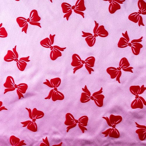 Тафта К36-192 фуксия принтованный