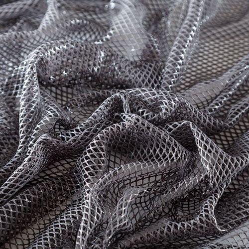 Сетка с напылением 050-07629 серый однотонный