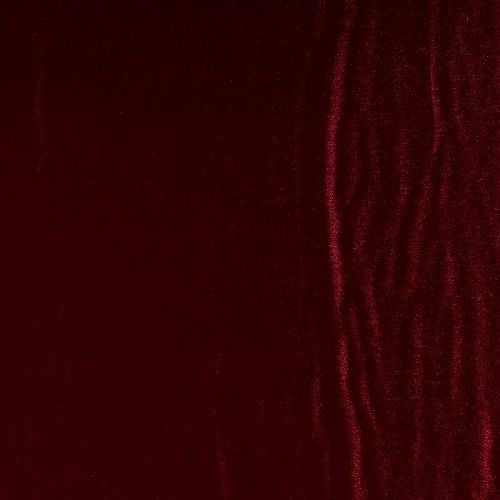 Бархат-лайкра К33-761 бордовый однотонный