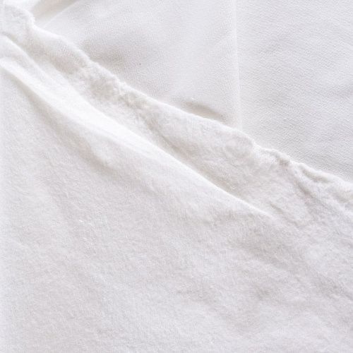 Футер с начесом 062-11827 молочный однотонный