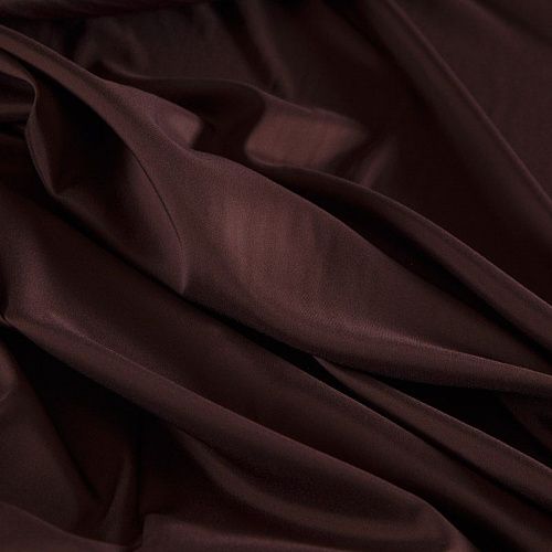 Ткань подкладочная 045-17213 шоколадный однотонный