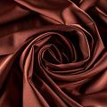 Шелк синтетический стрейч К34-228 медно-коричневый однотонный