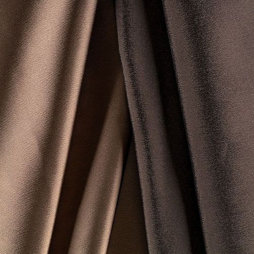 Атлас ватуссо К2-463 бронзово-оливковый однотонный