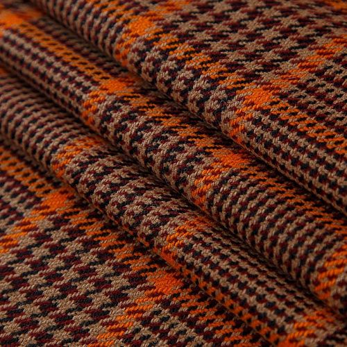 Твид Balenciaga 052-19163 бежево-коричневый