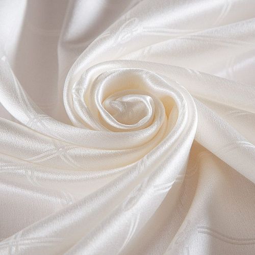 Шелк натуральный Blumarine 064-16388 жаккардовый сливочный