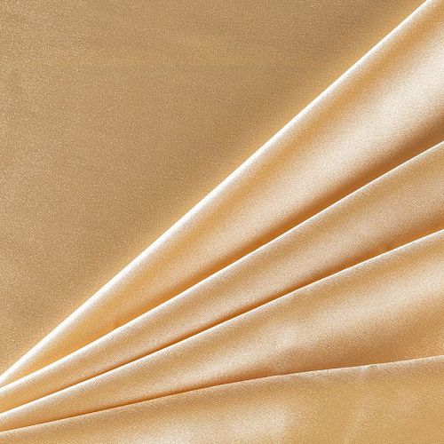 Креп-сатин К33-870 бежевый однотонный