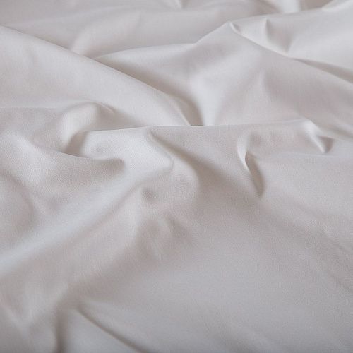 Ткань плащевая стрейч 042-17690 белый однотонный