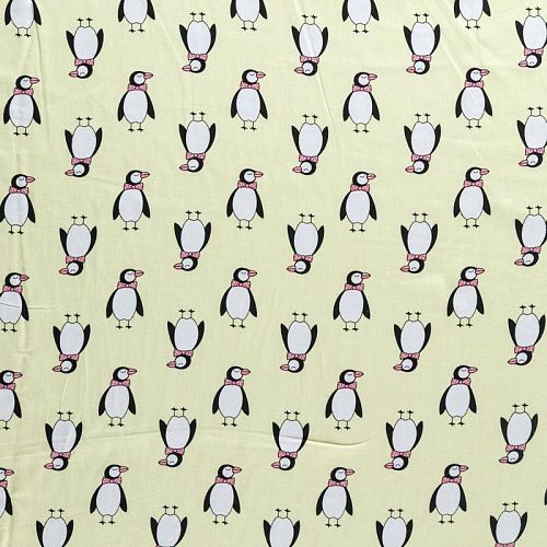 Штапель 069-08273 желтый мелок принтованный