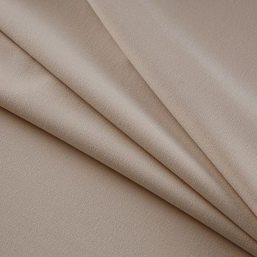 Ткань костюмная стрейч 025-17239 экрю однотонный