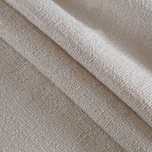 Ткань мебельная букле 22-02-14497 молочный однотонный
