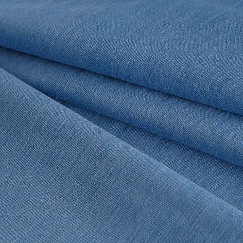 Джинс стрейч 015-17160 голубой однотонный