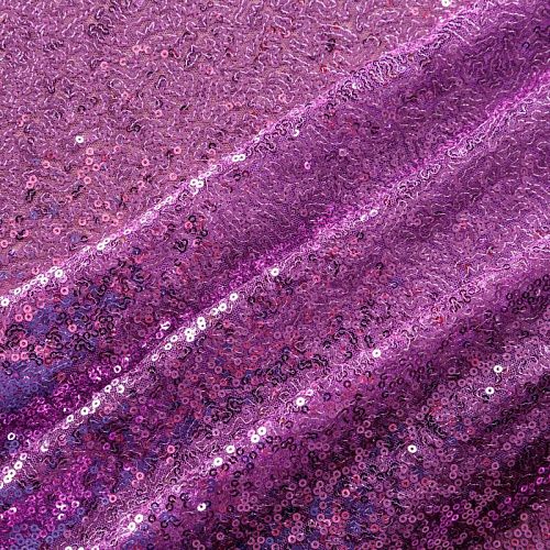 Пайетки на сетке 055-02830 сиреневый однотонный