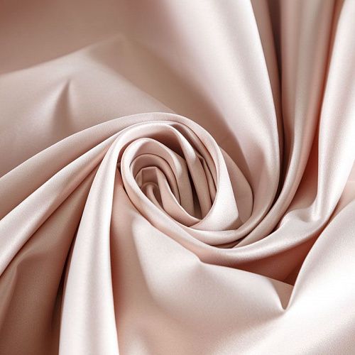 Сатин-тафта 001-07326 кремово-розовый однотонный