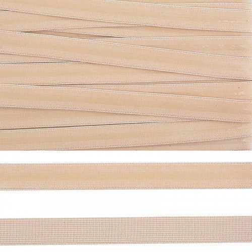 Резинка TBY 10 мм бельевая с силиконом 61001 бежевый/песочный