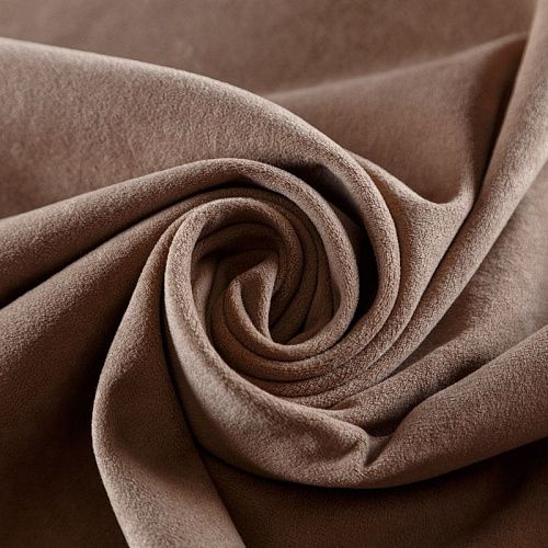 Ткань мебельная микровелюр 22-02-08966 латте однотонный