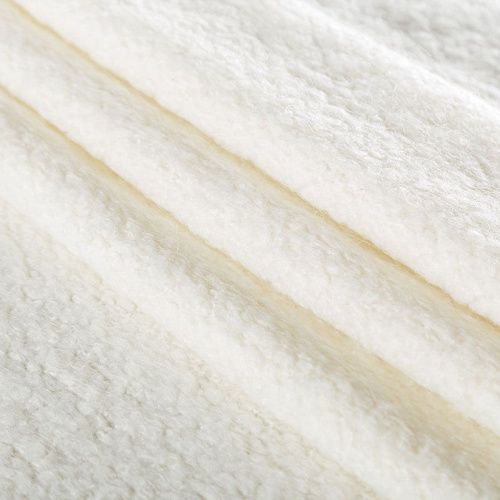 Букле 006-06191 молочный однотонный