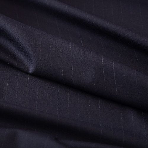 Ткань костюмная стрейч 025-19281 черный полоска