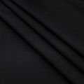 Трикотаж в рубчик 056-17185 черный однотонный