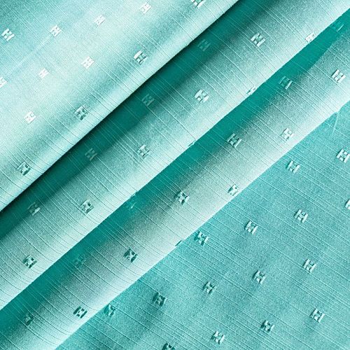 Ткань портьерная жаккард 02-02-03991 бирюзовый