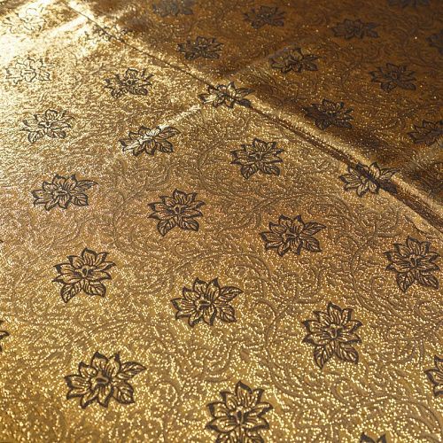 Шелк натуральный с люрексом К30-292 бронзовый