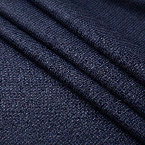 Ткань костюмная 025-19954 черно-синий