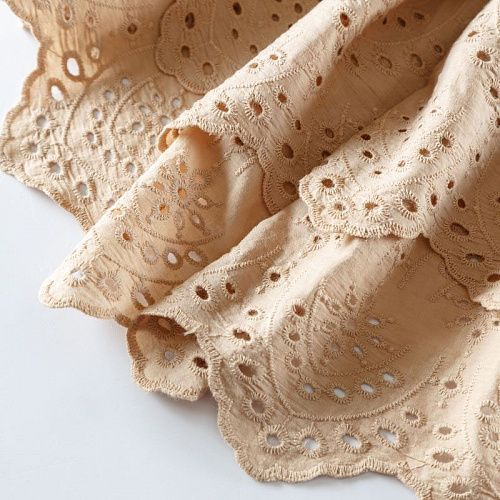 Шитье 067-08448 ореховый крем однотонный