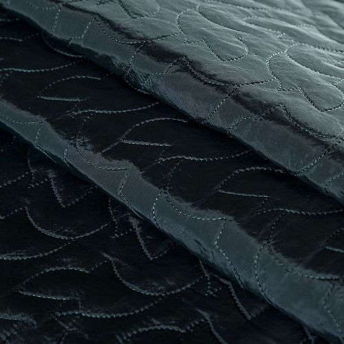 Ткань курточная 033-05345 хвойный зеленый однотонный