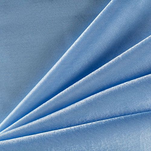 Креп-сатин К33-914 светло-голубой однотонный