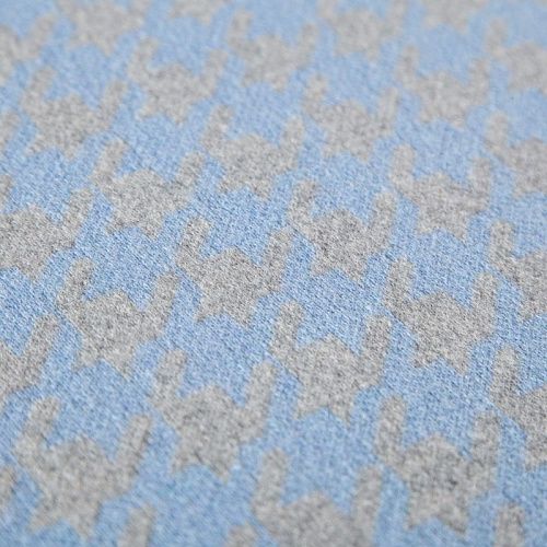 Трикотаж шерстяной вязаный 056-19829 серо-голубой