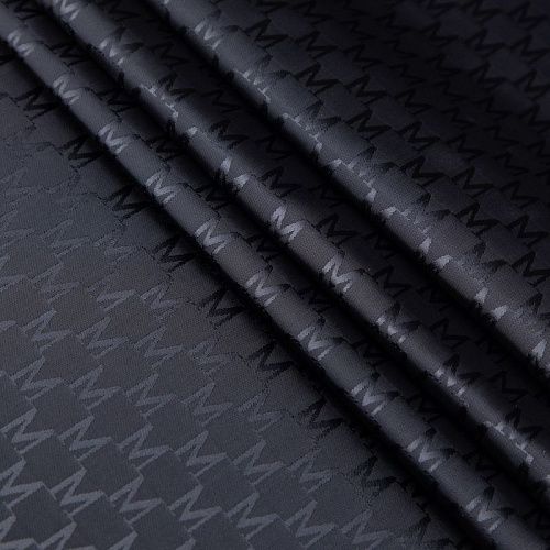 Ткань подкладочная 045-20863 черный жаккардовый