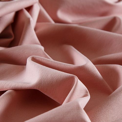 Трикотаж 056-15744 пудрово-розовый однотонный