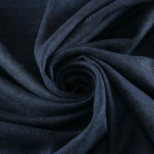 Ткань костюмная 025-12004 черно-синий
