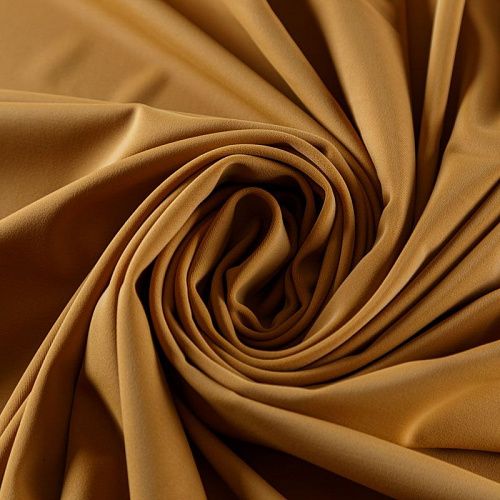 Лайкра 005-07447 золотисто-коричневый однотонный