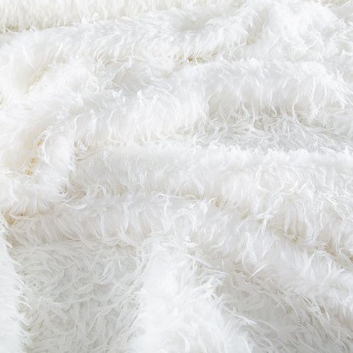 Мех/перо искусственный на трикотажной основе 037-20747 белый