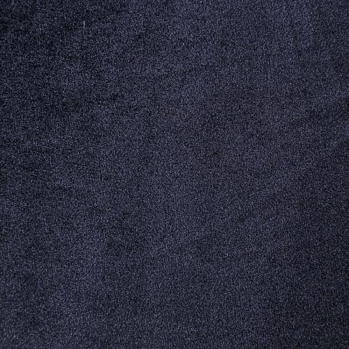 Бархат стрейч 002-09164 черный однотонный