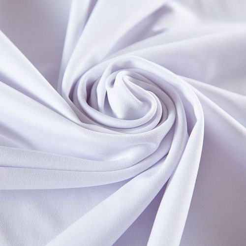 Трикотаж 056-19699 белый однотонный