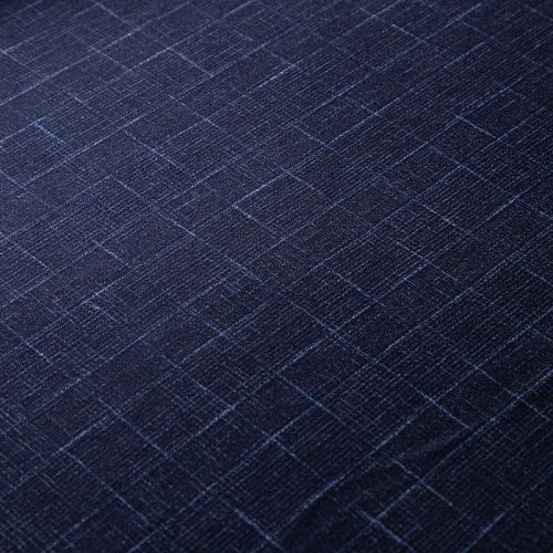 Шерсть костюмная 025-19979 серо-синий клетка