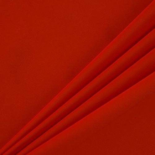 Ткань плащевая 042-15544 красно-оранжевый однотонный