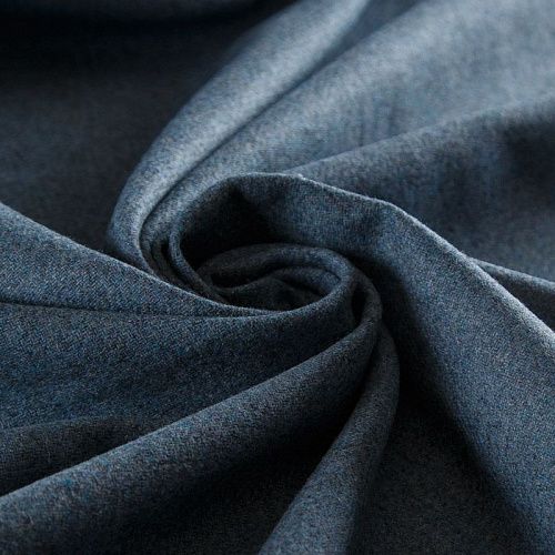 Ткань костюмная  025-14440 сине-голубой меланж