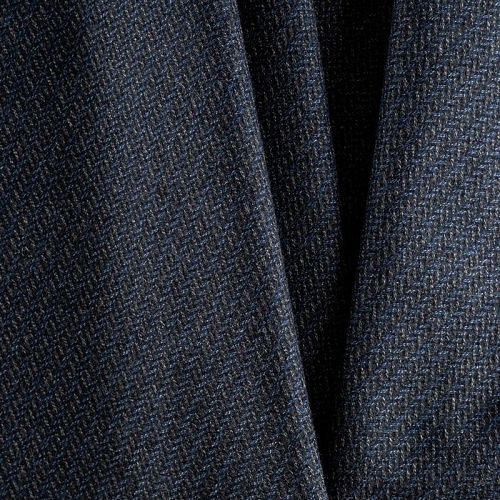 Ткань костюмная К32-059 сине-бежевый твид 