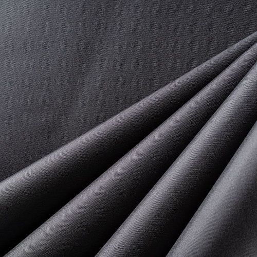 Ткань плащевая оксфорд К37-002 черный однотонный